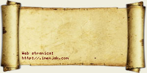 Jakov Rudić vizit kartica